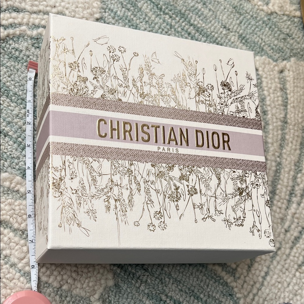 Dior Cream and Gold Floral Box